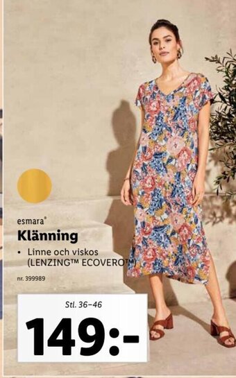 Lidl esmara Klänning erbjuda