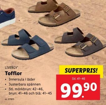 Lidl LIVERGY® Tofflor erbjuda