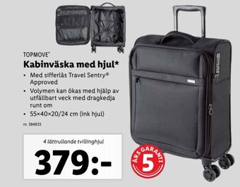 Lidl TOPMOVEⓇ Kabinväska med hjul* erbjuda