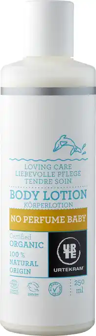 Urtekram no perfume baby kroppslotion 250 ml