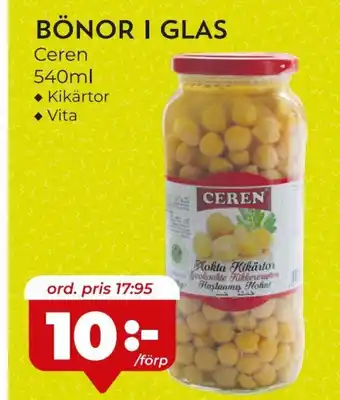Matrix Butikerna BÖNOR I GLAS erbjuda