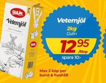 Matrix Butikerna Vetemjöl GULIN erbjuda