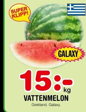 Nya Pulsen VATTENMELON erbjuda