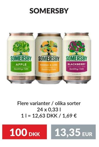 Nielsen Discount Somersby erbjuda