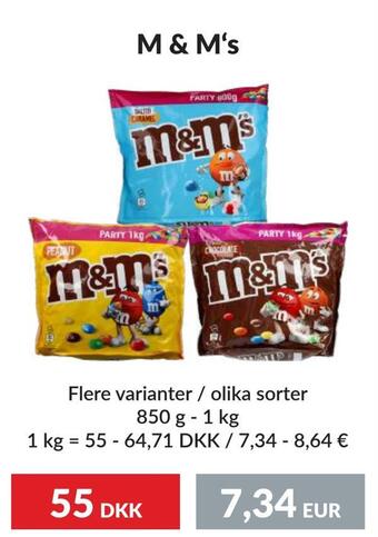 Nielsen Discount M & m‘s erbjuda