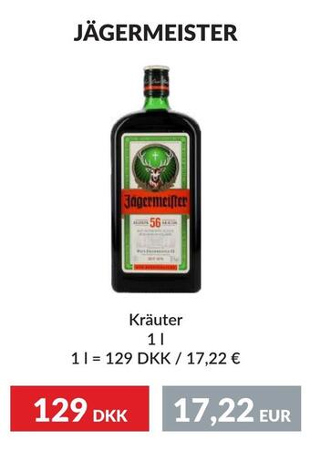Nielsen Discount Jägermeister erbjuda
