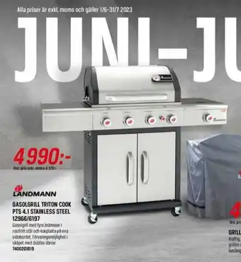 Swedol Landmann gasolgrill erbjuda