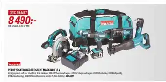 Tools Makita verktygsset erbjuda