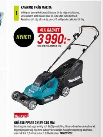 Makita gräsklippare