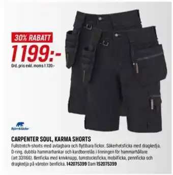Björnkläder arbetsshorts