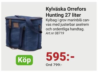 Erlandsons Brygga Kylväska orrefors hunting 27 liter erbjuda