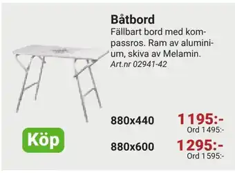 Erlandsons Brygga Båtbord erbjuda
