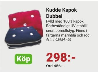 Erlandsons Brygga Kudde kapok dubbel erbjuda