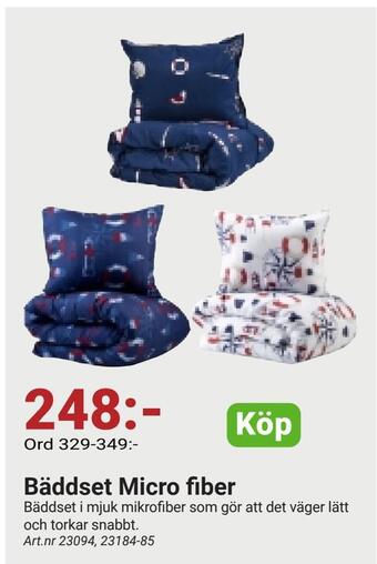 Bäddset micro fiber