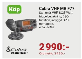 Erlandsons Brygga Cobra vhf mr f77 erbjuda