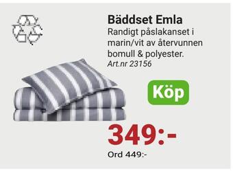 Erlandsons Brygga Bäddset emla erbjuda