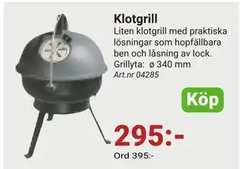 Erlandsons Brygga Klotgrill erbjuda
