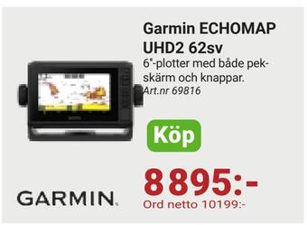 Erlandsons Brygga Garmin echomap uhd2 62sv erbjuda