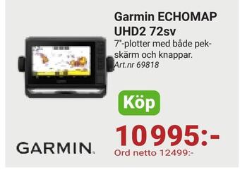 Erlandsons Brygga Garmin echomap uhd2 72sv erbjuda
