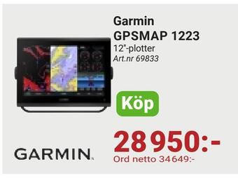Erlandsons Brygga Garmin gpsmap 1223 erbjuda