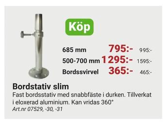 Erlandsons Brygga Bordstativ slim erbjuda