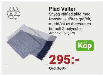 Erlandsons Brygga Pläd valter erbjuda