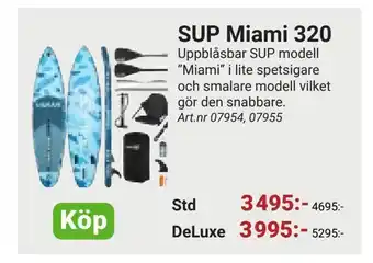 Erlandsons Brygga Sup miami 320 erbjuda