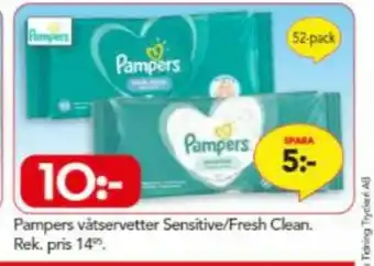 Bo Ohlsson Pampers Tvättservetter erbjuda