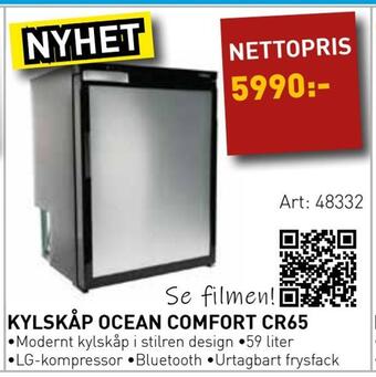 Kylskåp ocean comfort cr65