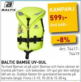 SeaSea Baltic bamse uv-gul erbjuda