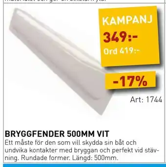 SeaSea Bryggfender 500mm vit erbjuda