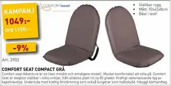 SeaSea Comfort seat compact grå erbjuda