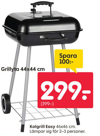 Rusta Kolgrill Easy erbjuda