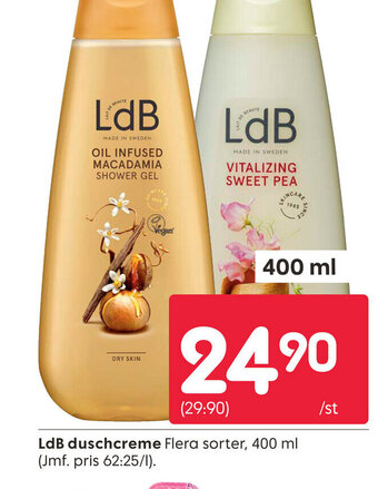 Rusta LdB duschcreme erbjuda