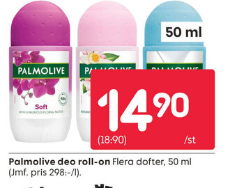 Rusta Palmolive deo roll-on erbjuda