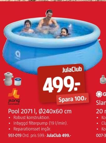 Jula Jilong pool erbjuda