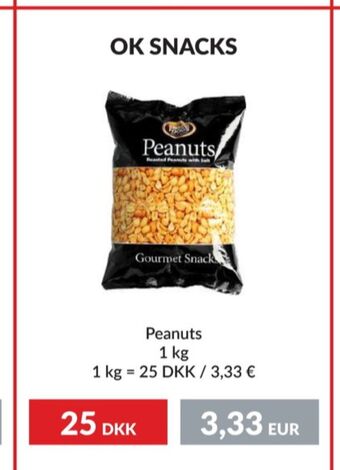 Nielsen Discount Ok snacks jordnötter erbjuda