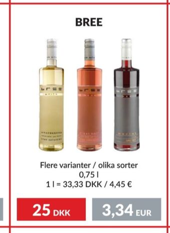 Nielsen Discount Tre kronor premium lager röd vin erbjuda