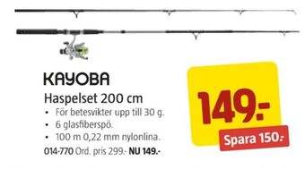 Jula Kayoba haspelset erbjuda