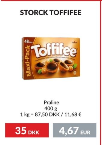 Nielsen Discount Toffifee chokladask erbjuda