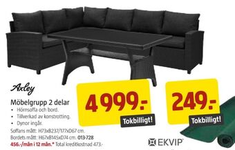 Jula Axley utemöbler erbjuda