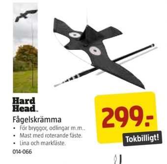 Jula Hard head fågelskrämma erbjuda