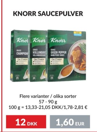 Nielsen Discount Knorr såser erbjuda
