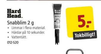 Jula Hard head lim erbjuda