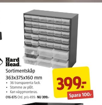 Jula Hard head sortimentslåda erbjuda