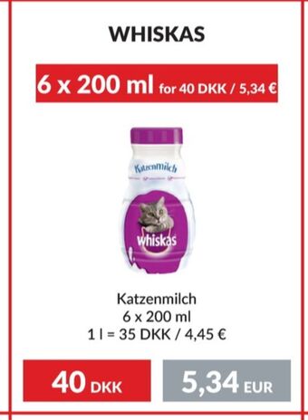 Nielsen Discount Whiskas kattmjölk erbjuda