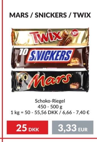 Nielsen Discount Mars chokladbar erbjuda