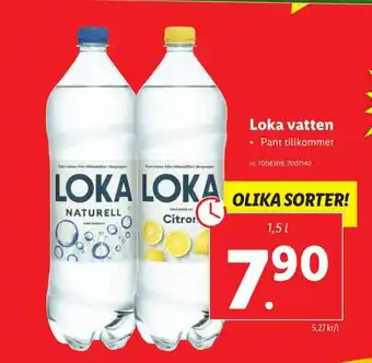 Lidl Loka vatten erbjuda