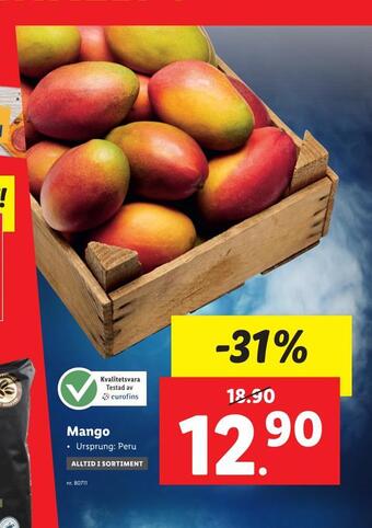 Lidl Mango erbjuda