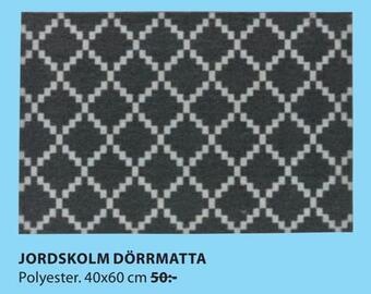 JYSK Jordskolm dörrmatta erbjuda